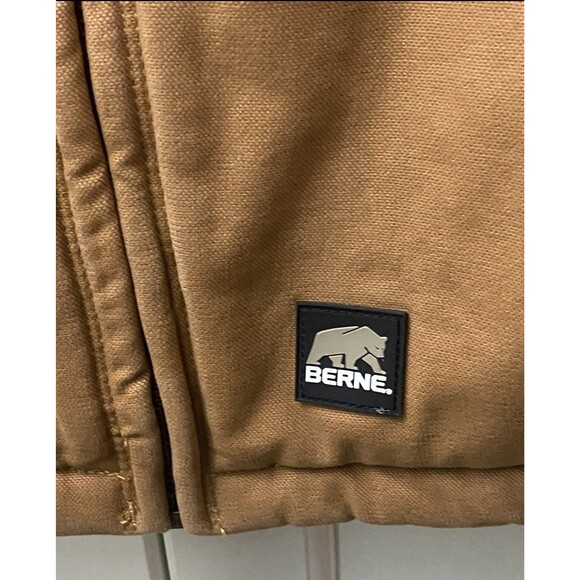 Berne Mens Canyon Sherpa Lined Vest XL, Brown Canvass - Picture 6 of 9